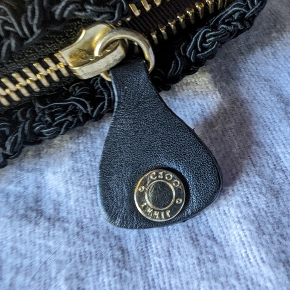 Auth Jimmy Choo Oversize Clutch w Gold Buckle-RARE - Picture 8 of 10